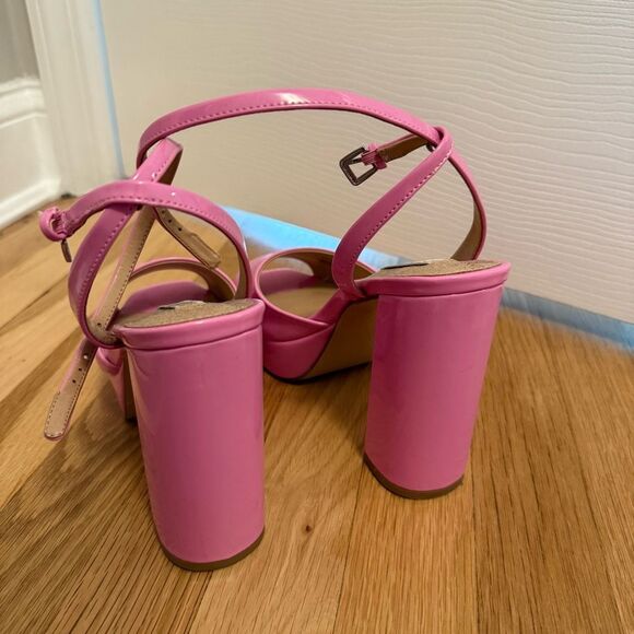 Steve Madden Lourdes Heel ~ Pink Patent - Picture 5 of 7